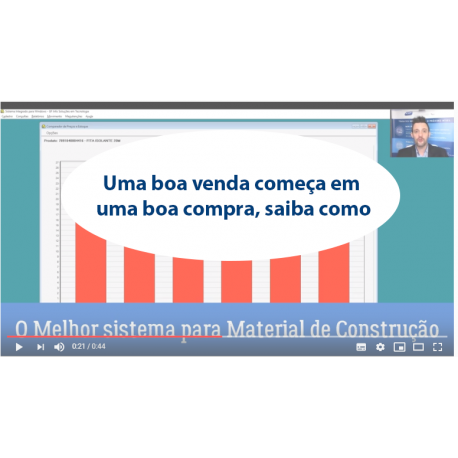 Uma boa venda começa em uma boa compra, saiba como (Sistema para Material de Construção)