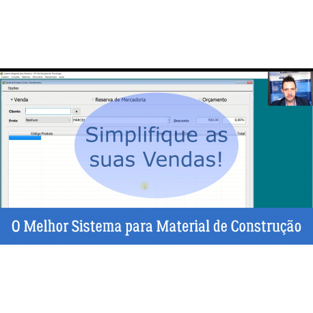 Venda Para Material de Construção Simplificada